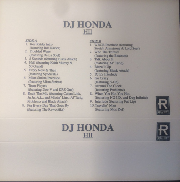 DJ Honda - HII | Releases | Discogs