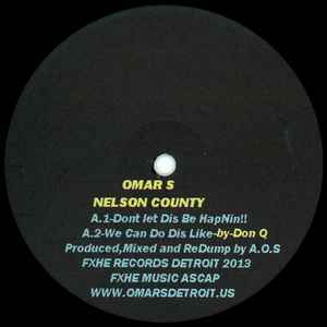 Omar-S - Nelson County album cover