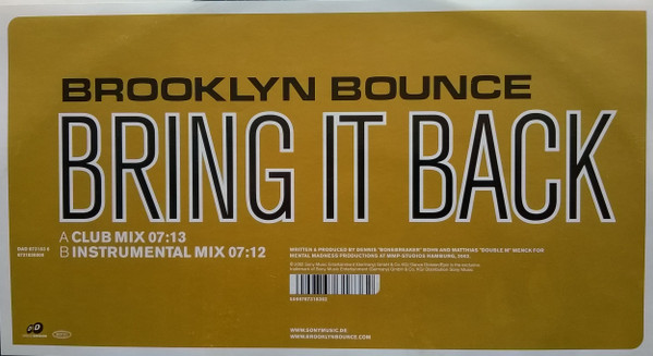 last ned album Brooklyn Bounce - Bring It Back