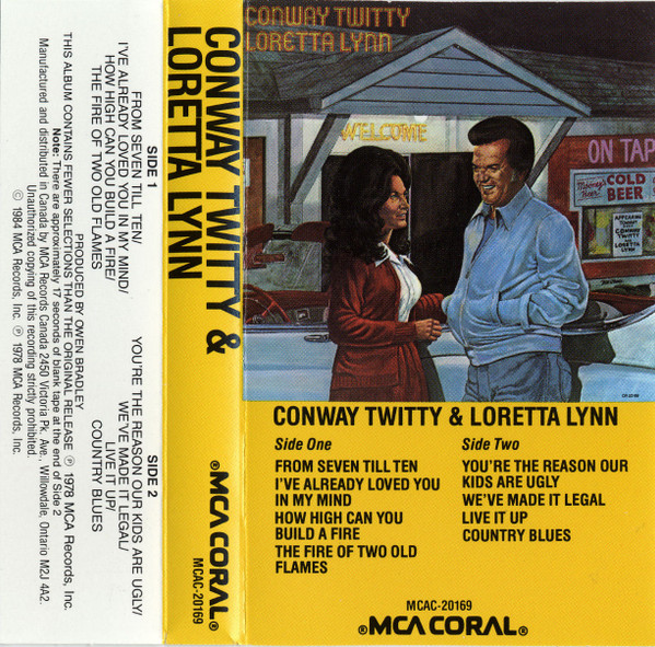 Conway Twitty & Loretta Lynn - Conway Twitty & Loretta Lynn | MCA Coral (MCAC-20169) - 5