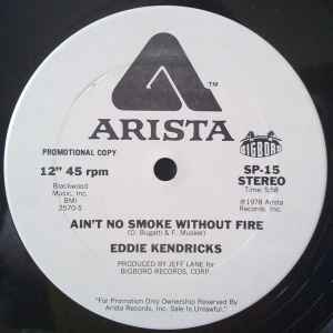 Eddie Kendricks - Ain't No Smoke Without Fire album cover