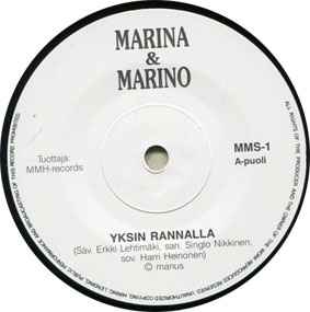 Marina & Marino - Yksin Rannalla album cover