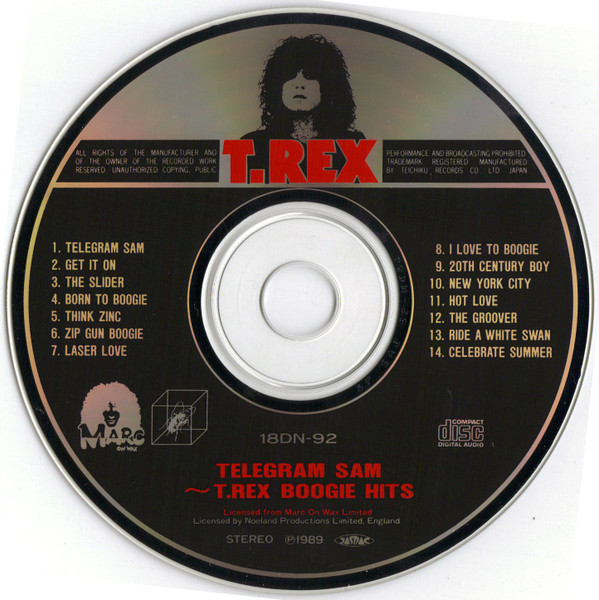 Album herunterladen TRex - Telegram Sam TRex Boogie Hits