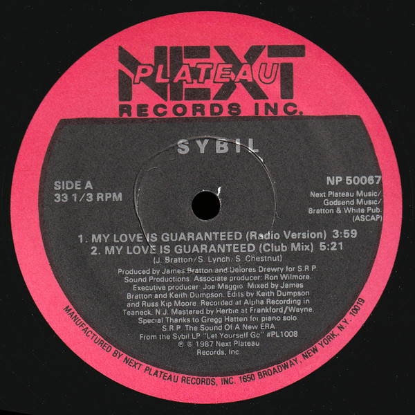 Sybil – My Love Is Guaranteed (1987, Vinyl) - Discogs