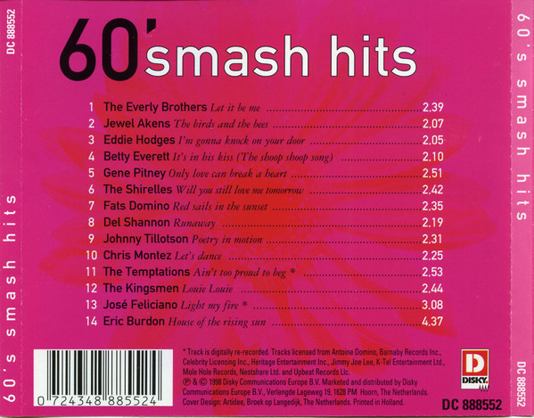 baixar álbum Various - 60s Smash Hits