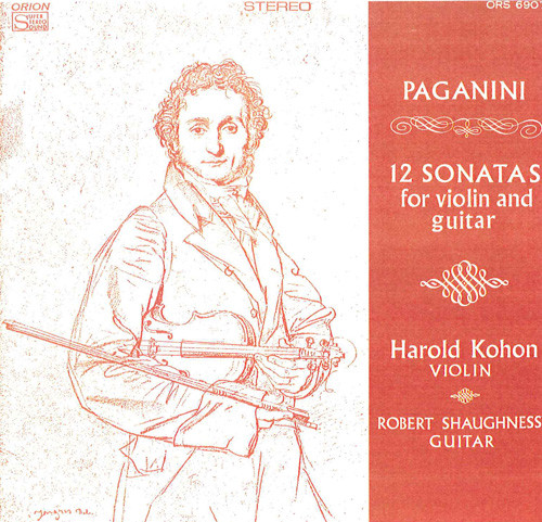 Paganini / Harold Kohon, Robert Shaughnessy – 12 Sonatas For Violin And ...