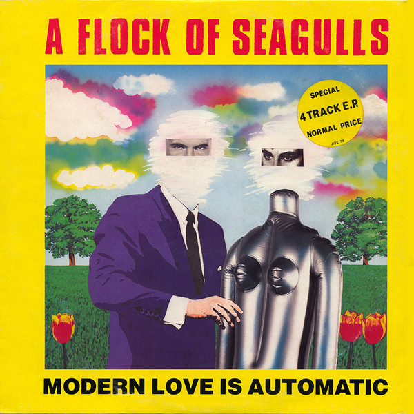 A Flock Of Seagulls – Modern Love Is Automatic / Telecommunication (1981,  Monarch Press, Vinyl) - Discogs