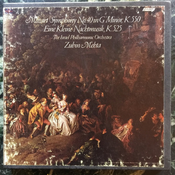 télécharger l'album Zubin Mehta, Israel Philharmonic Orchestra, Mozart - Symphony No 40 In G Minor K550 Serenade No 13 In G For Strings K52