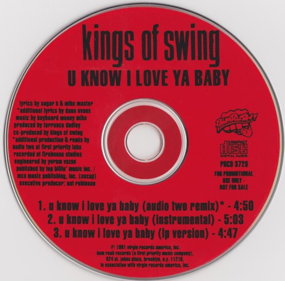 Kings Of Swing - U Know I Love Ya Babyvinyl