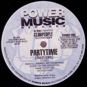 DJ Duke - Party Time (Remixes) album cover