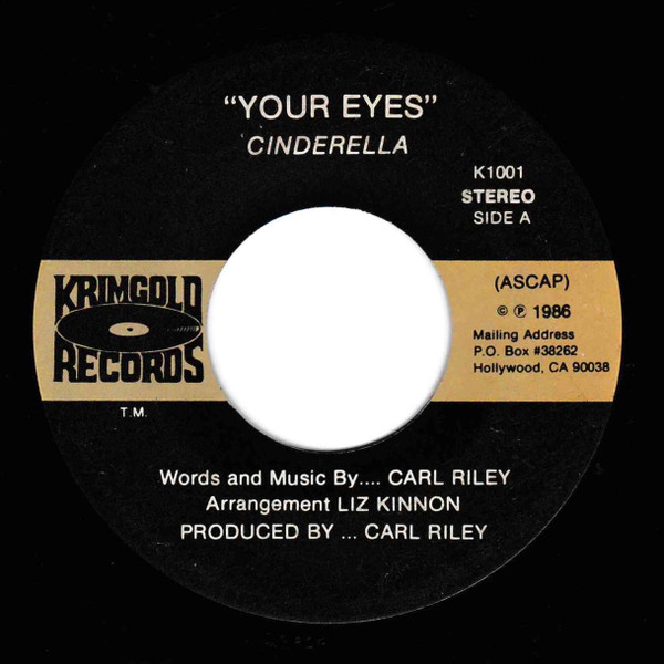 Cinderella – Your Eyes / I'm Comin Back (1986, Vinyl) - Discogs