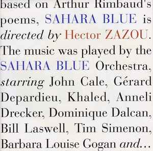 Hector Zazou - Sahara Blue album cover