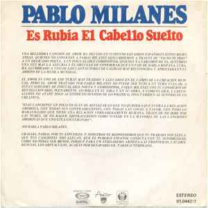 Pablo Milanés - Es Rubia El Cabello Suelto album cover
