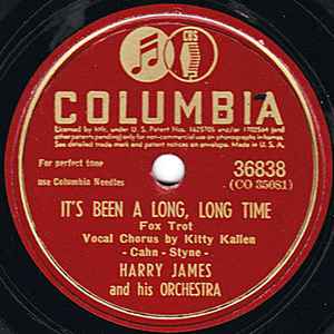 Harry James And His Orchestra - It's Been A Long, Long Time / Autumn Serenade