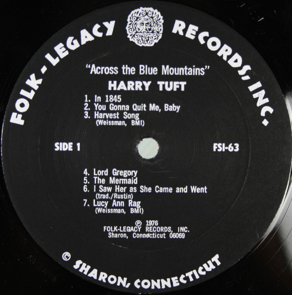 Album herunterladen Harry Tuft - Across The Blue Mountains