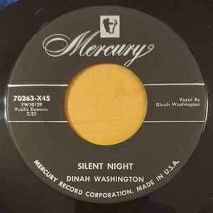 Dinah Washington - Silent Night album cover