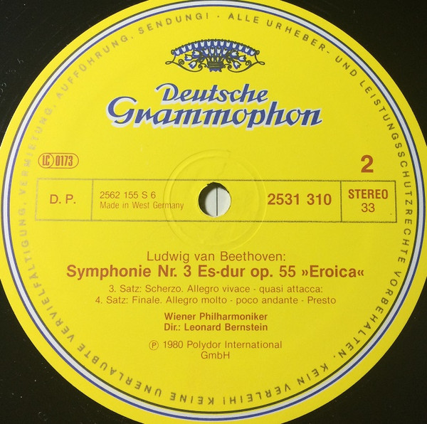 lataa albumi Beethoven, Wiener Philharmoniker Leonard Bernstein - Symphonie No 3 Eroica