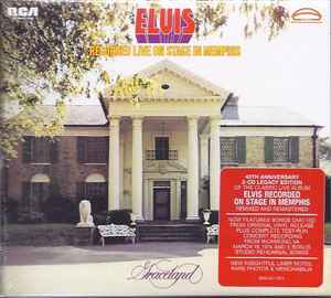 Elvis Presley - Recorded Live On Stage In Memphis album cover