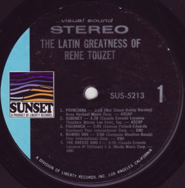 lataa albumi Rene Touzet - Latin Beat The Latin Greatness Of Rene Touzet