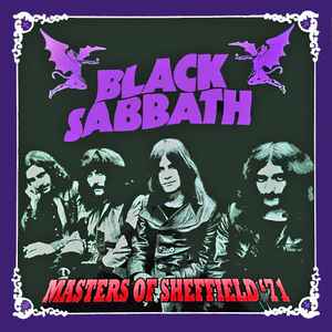 Black Sabbath - Masters Of Sheffield '71 album cover