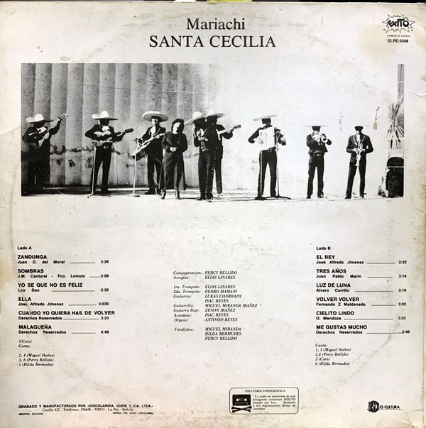 Album herunterladen Mariachi Santa Cecilia - Mariachi Santa Cecilia