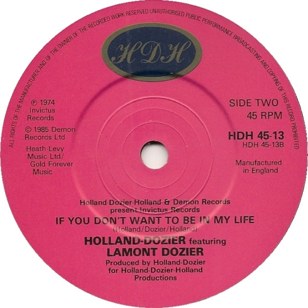 Album herunterladen HollandDozier Featuring Lamont Dozier - Why Cant We Be Lovers If You Dont Want To Be In My Life