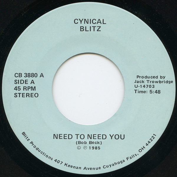 télécharger l'album Cynical Blitz - Need To Need You
