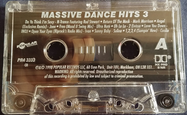lataa albumi Various - Massive Dance Hits 3