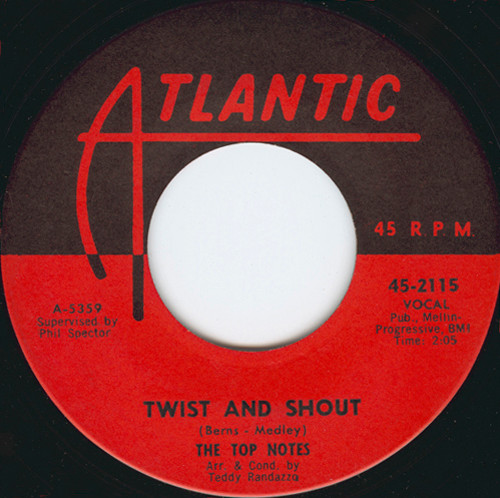 Faret vild en milliard billede The Top Notes – Twist And Shout (1961, Vinyl) - Discogs