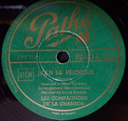 descargar álbum Les Compagnons De La Chanson - Jean Le Pêcheur Le Vent