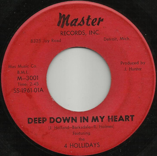 ladda ner album 4 Hollidays - Deep Down In My Heart He Cant Love You