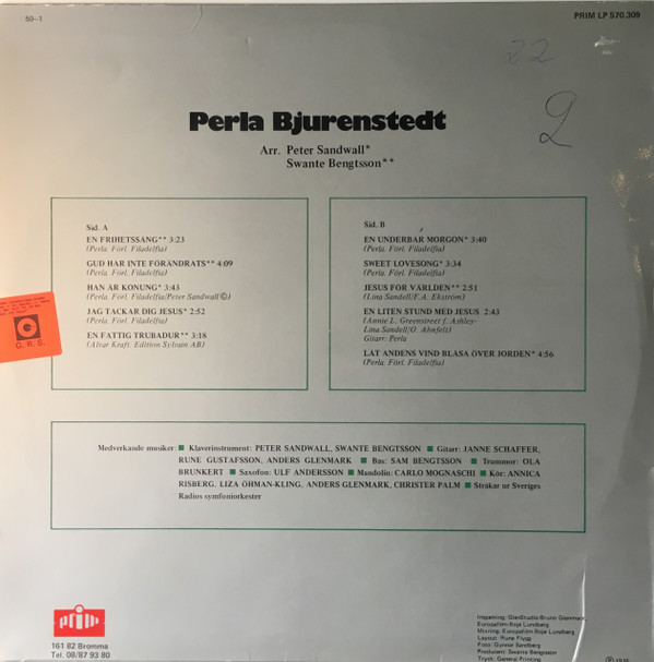 Album herunterladen Perla - En Frihetssång
