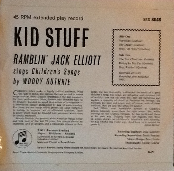 télécharger l'album Ramblin' Jack Elliott - Kid Stuff