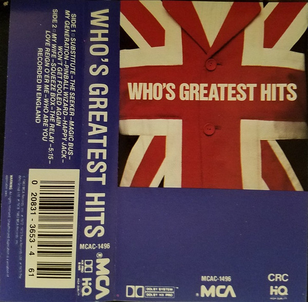 The Who - Greatest Hits | Releases | Discogs