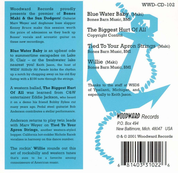 last ned album Bones Maki & The Sun Dodgers - Blue Water Baby