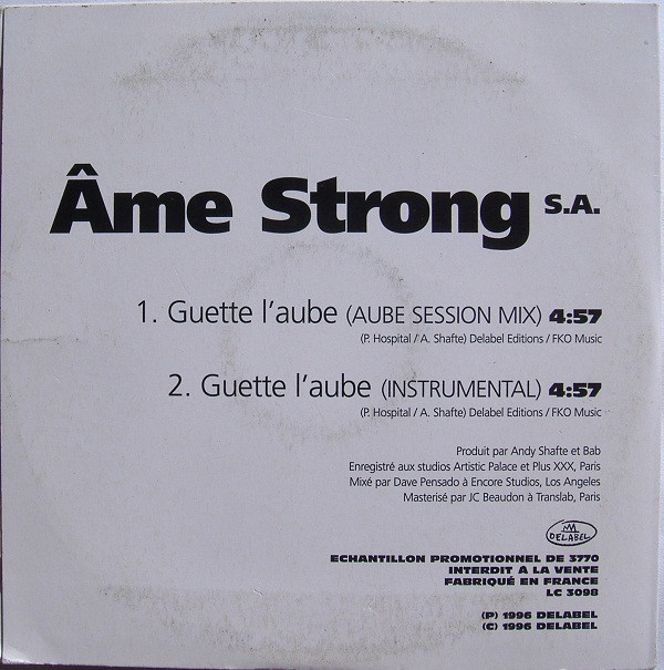 ladda ner album Âme Strong SA - Guette LAube Aube Session Mix