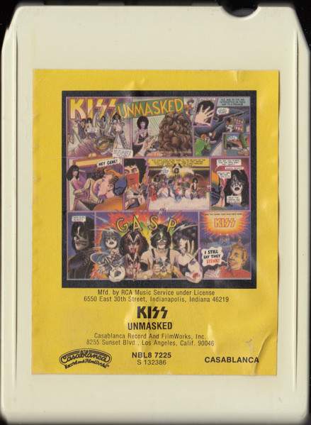 NEW在庫KISS-UNMASKED 1980 年US (206) 洋楽