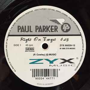 Paul Parker - Right On Target album cover