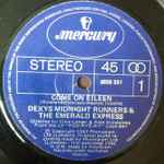 Cover of Come On Eileen, 1982, Vinyl