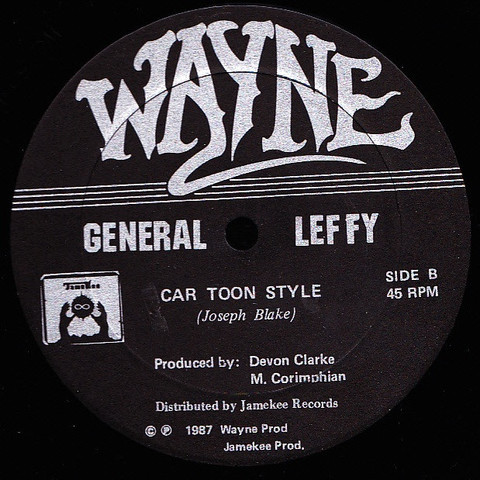 General Leffy – She Nah Dweet Again / Car Toon Style (1987, Vinyl 