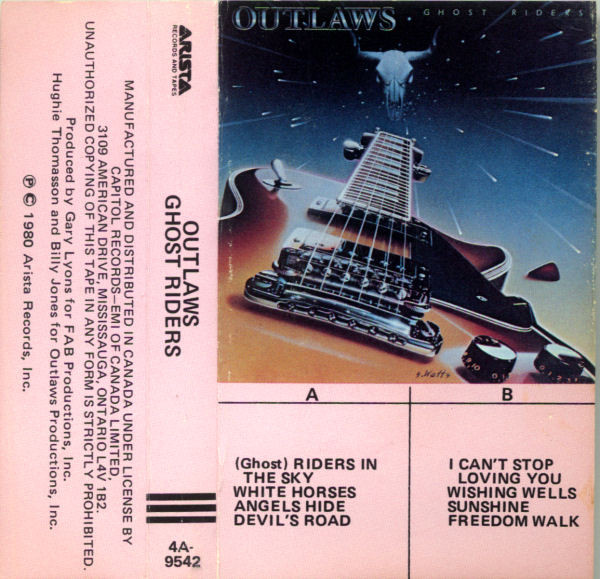 Outlaws – Ghost Riders (1980, Cassette) - Discogs