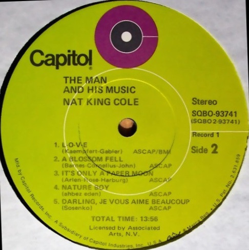 Nat King Cole - The Man And His Music | Capitol Records (SQBO-93741) - 6