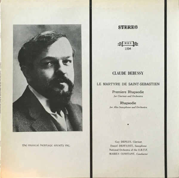 lataa albumi Claude Debussy, Orchestre National De L'ORTF, Marius Constant, Guy Deplus - Le Martyre De Saint Sebastien