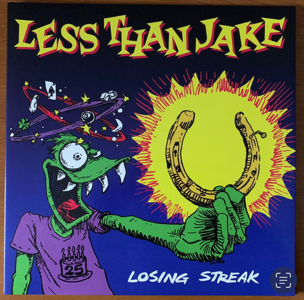 Less Than Jake – Losing Streak (2021, Yellow & Black Splatter