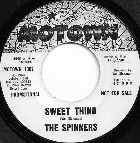 The Spinners – Sweet Thing (1964, ARP pressing, Vinyl) - Discogs