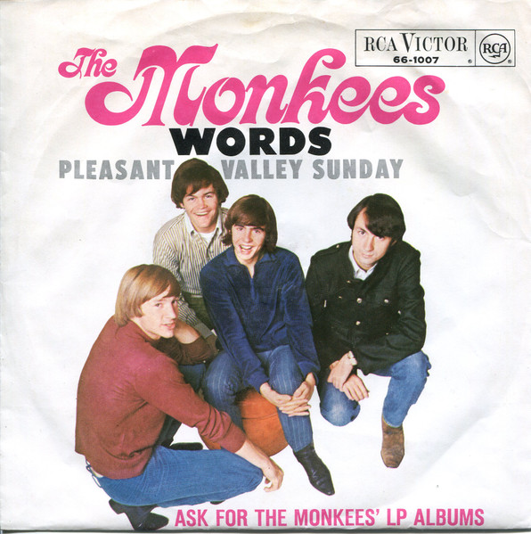 The Monkees – Pleasant Valley Sunday / Words (1967, Hollywood