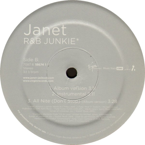 Album herunterladen Janet Featuring Elephant Man - All Nite Dont Stop So So Def Remix RB Junkie