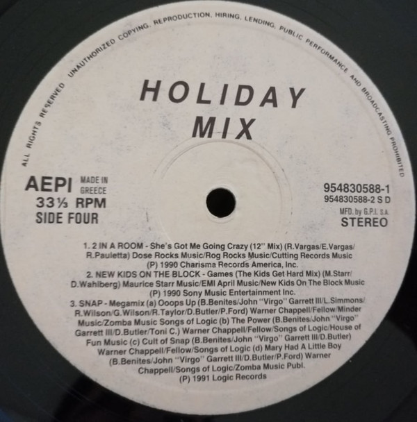 lataa albumi Various - Holiday Mix