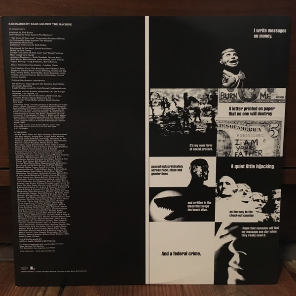 Rage Against The Machine - Renegades [Vinyl] | Epic (19075844081) - 3