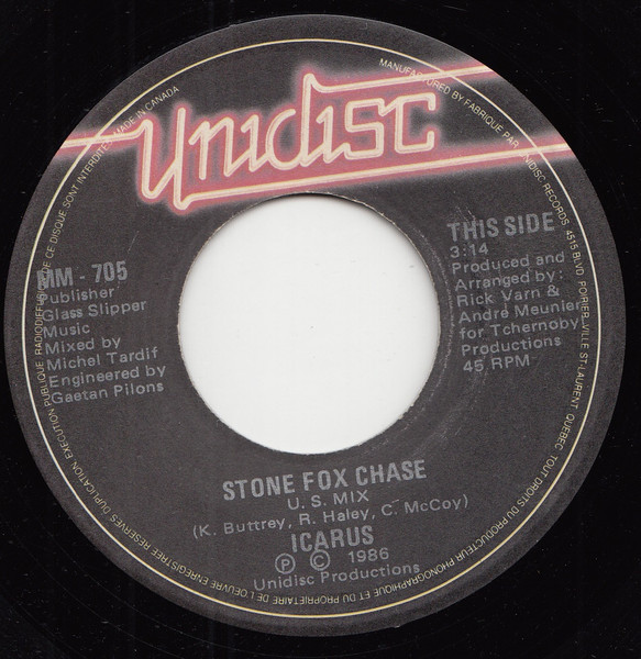 Icarus – Stone Fox Chase (1986, Vinyl) - Discogs